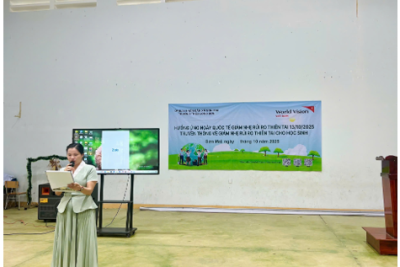 TRƯỜNG THCS LONG SƠN TỔ CHỨC TRUYỀN THÔNG VỀ GIẢM NHẸ RỦI RO THIÊN TAI VÀ BIẾN ĐỔI KHÍ HẬU, HƯỞNG ỨNG NGÀY QUỐC TẾ GIẢM NHẸ RỦI RO THIÊN TAI NGÀY 13/10