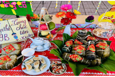 TRƯỜNG THCS LONG SƠN TỔ CHỨC THÀNH CÔNG NGÀY HỘI “XUÂN YÊU THƯƠNG – TẾT SUM VẦY”